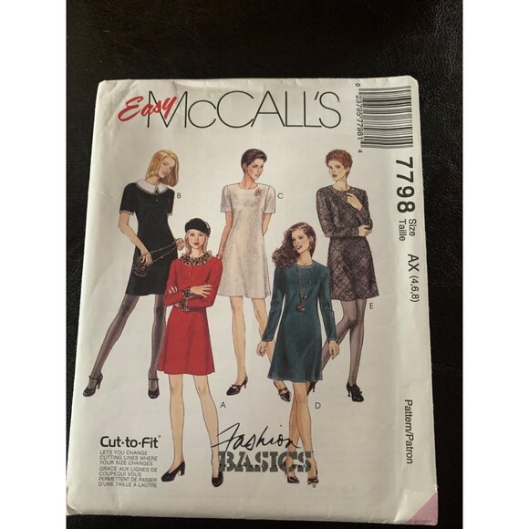 McCall's Misses Dress Sewing Pattern sz 8-22 4159 - uncut - Picture 1 of 9